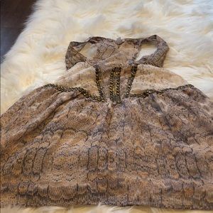 Free people snake skin stud tank